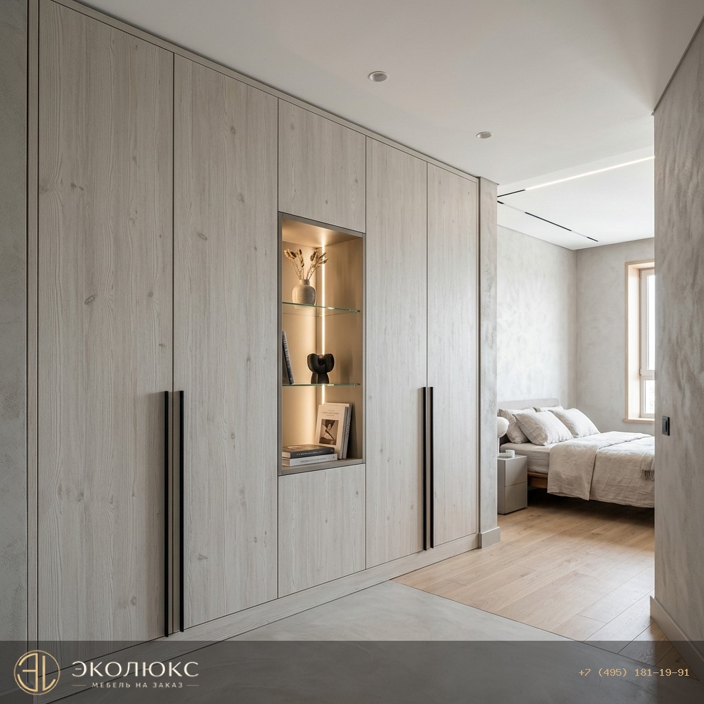 Шкаф до потолка Сосна Касцина (арт. H1401 ST22), Egger